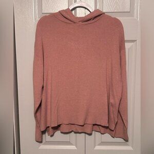 H&M Women's‎ Pullover Hooded Pink Sweatshirt Size Medium